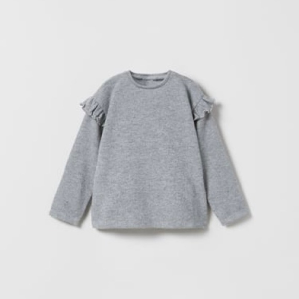 Zara Baby Girl Soft Touch Ruffle Top